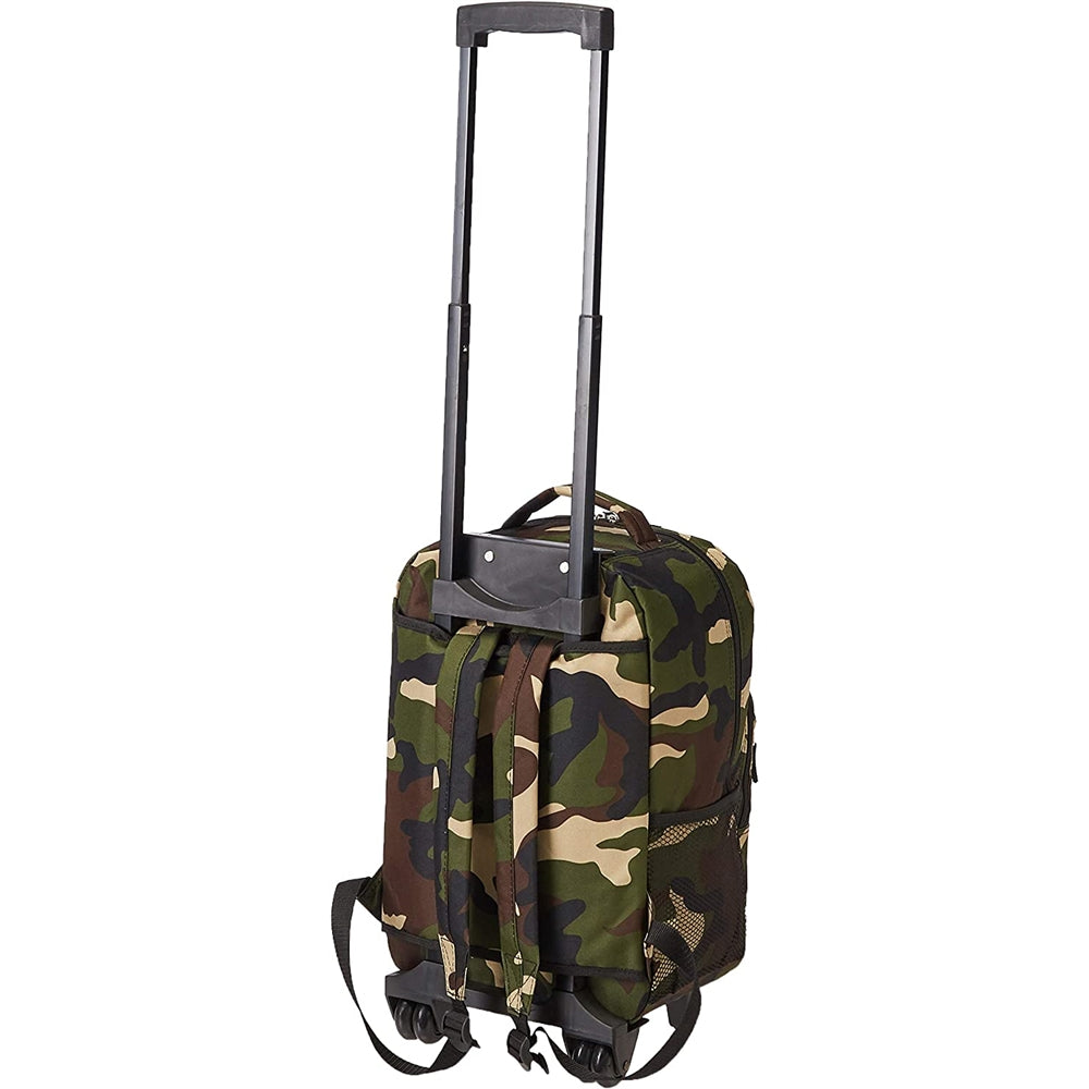 Morral de viaje de Camuflaje con ruedas Rockland R01-CAMO