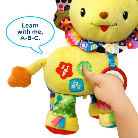 Leon de peluche interactivo para bebes