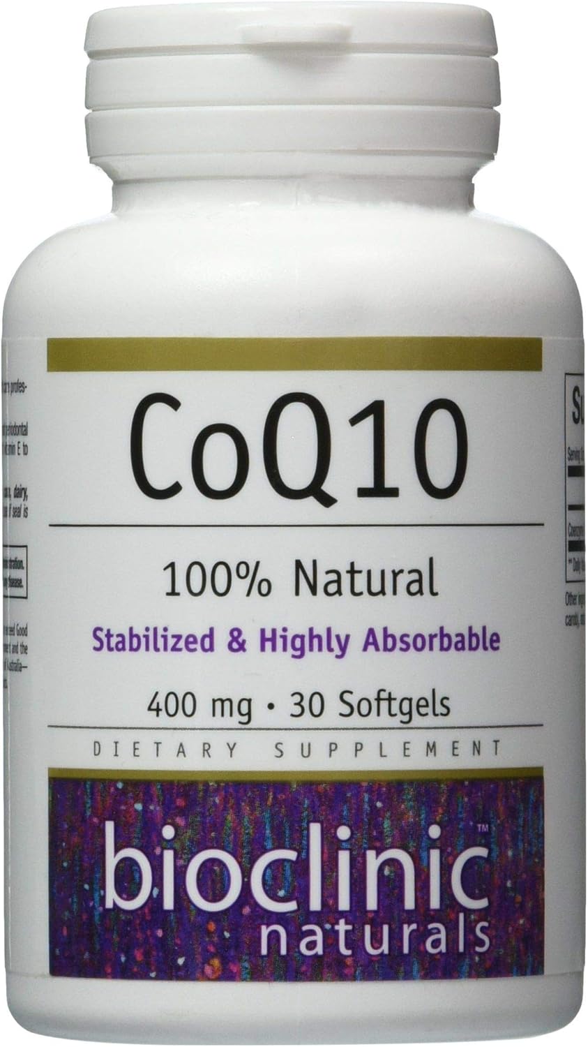 Bioclinic Naturals CoQ10 400 mg 30 Softgels