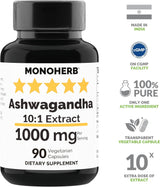 Extracto de Ashwagandha 1000 mg - 90 Cápsulas Vegetarianas