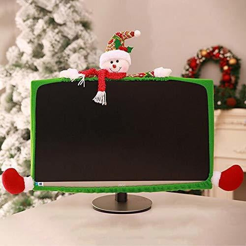 Cubierta De Monitor De Computadora De Navidad Long7ines,