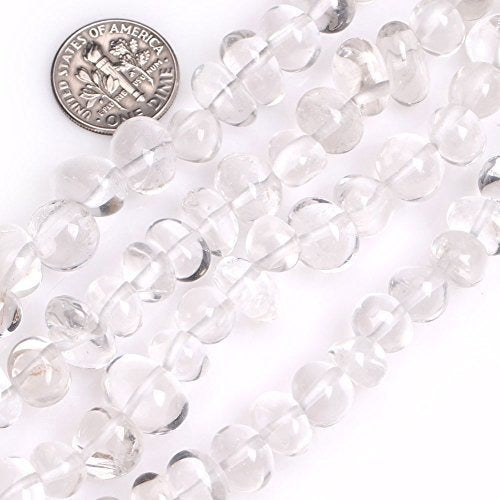 Gem-inside Cuentas De Cuarzo Blanco Granos Flojos