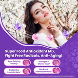 Gummies de Colágeno 3000mg, Antioxidantes y Enzimas, 60 unidades