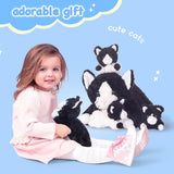 Peluches Mama Gato y Bebés EARTHSOUND, Set Suave 16