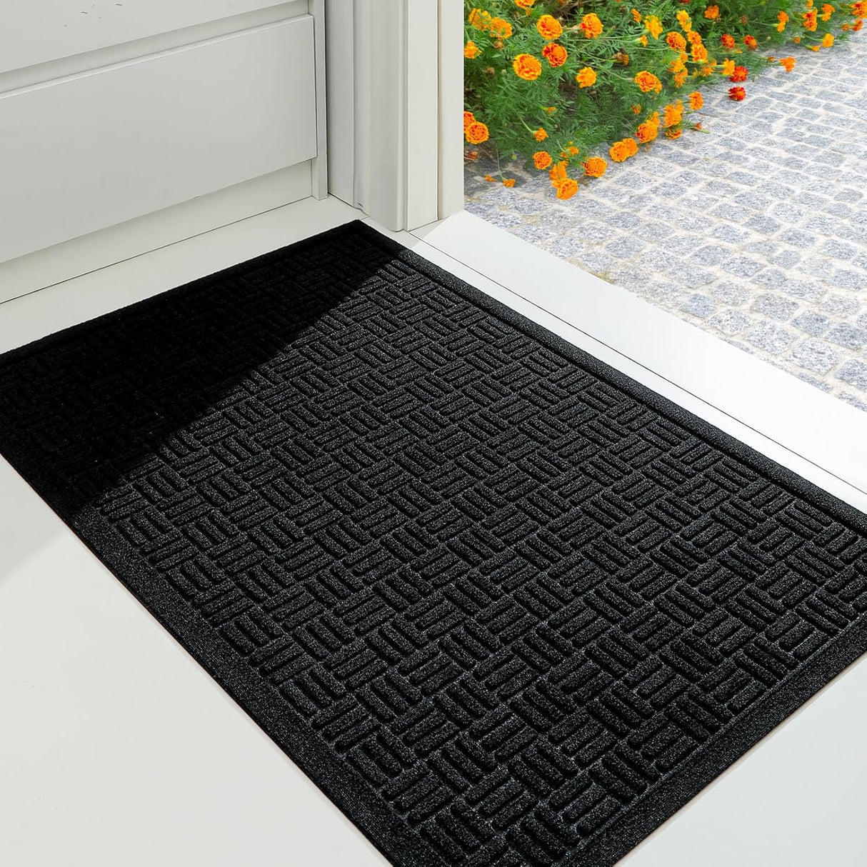 Alfombra de Entrada Antideslizante, Perfil Bajo, 36 x 24