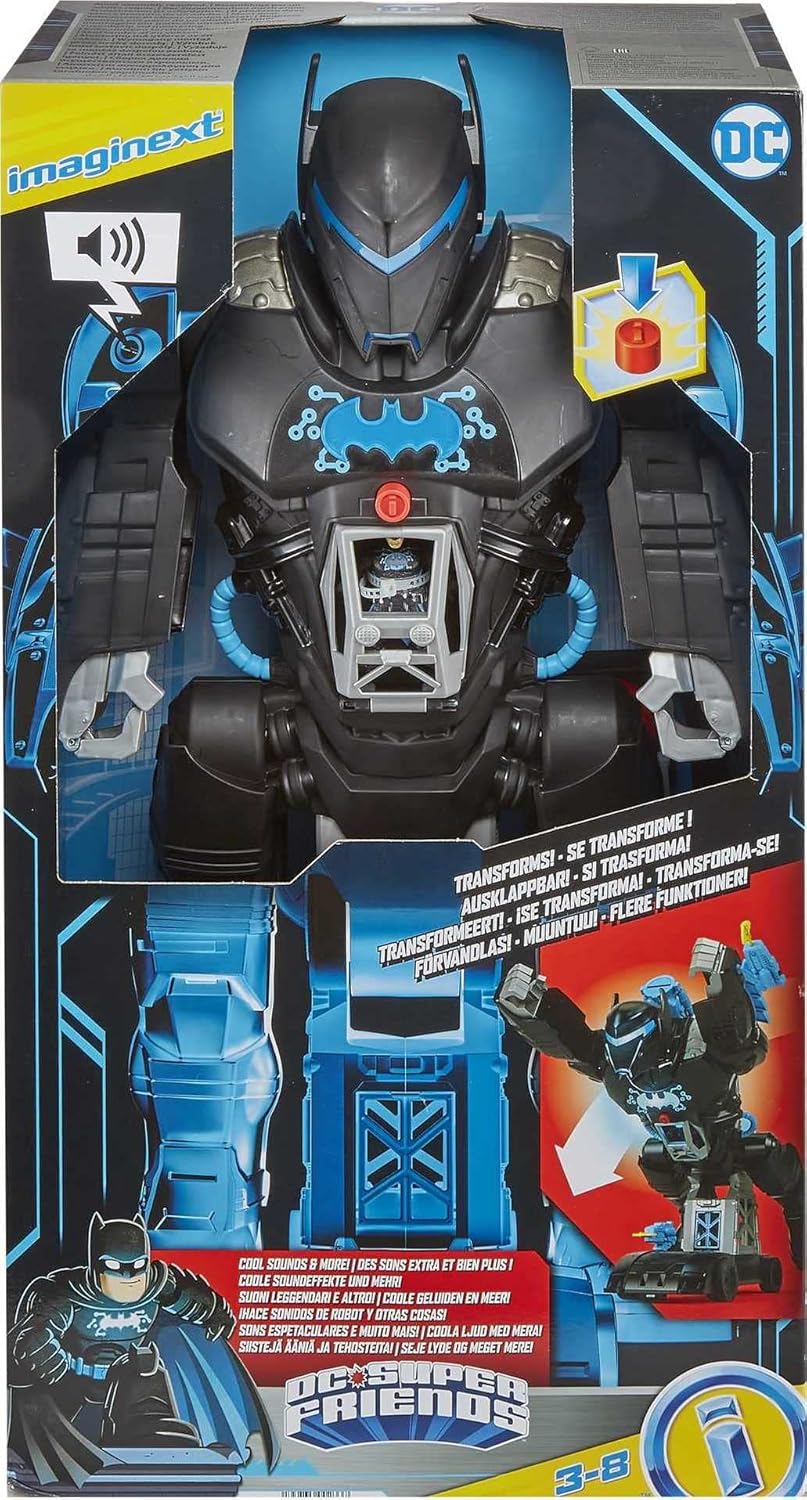 Batman Bat-Tech Batbot Fisher-Price Imaginext 2 pies luces sonidos