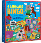 Juego de Bingo de Idiomas eeBoo: Español, Francés, Alemán, Chino