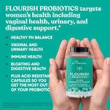 Flourish Probióticos + Prebióticos para Mujeres – 30 cápsulas
