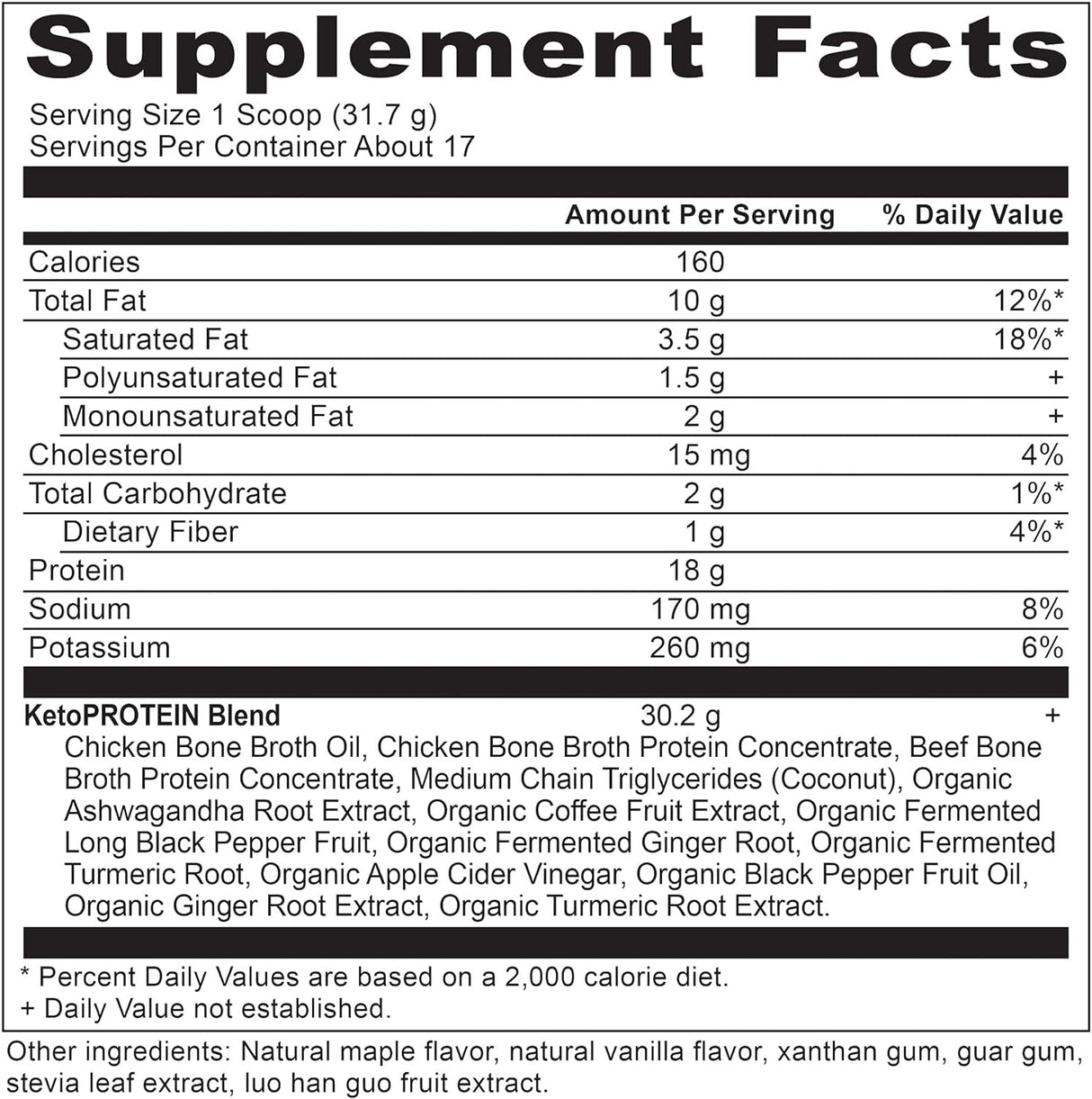 Proteínas Keto Chocolate, Ancient Nutrition, 1