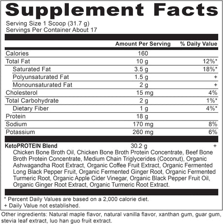 Proteínas Keto Chocolate, Ancient Nutrition, 1