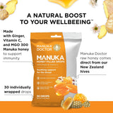 Pastillas para la Tos con Miel, Vitamina C y Jengibre, Manuka