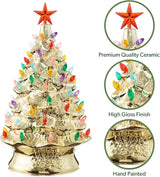 Árbol de Navidad Cerámico Casafield, 24 Pulgadas, 148 Luces