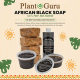 Pasta de jabón negro africano de 8 onzas Plant Guru