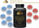 Suplementos Alimenticios de carbón vegetal activado y coco