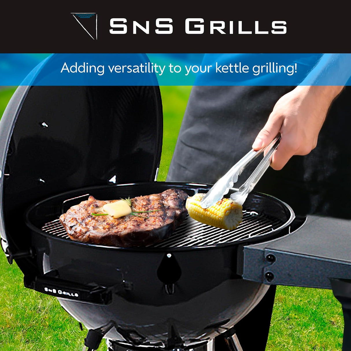 Set de Herramientas de Parrilla SnS Grills - Acero Inoxidable