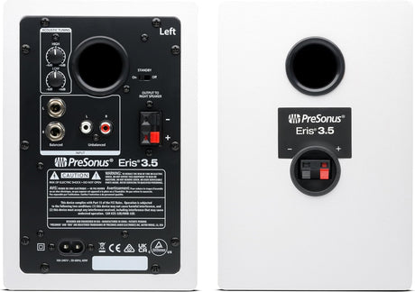 Monitores de referencia Eris 3.5 de PreSonus, sonido claro
