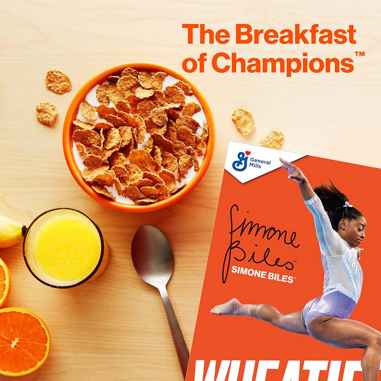 Suplemento Cereal de desayuno 100% de copos de trigo integra