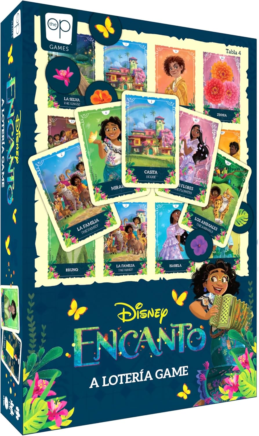 Lotería Encanto de USAOPOLY | Juego de Bingo Mexicano