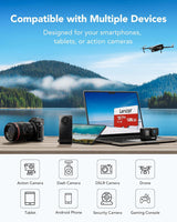 Tarjeta Micro SD Lexar E-Series 128GB UHS-I 100MB/s 4K UHD