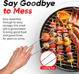 Parrilla Portátil Gas One 14 con tapa y sistema de ventilación