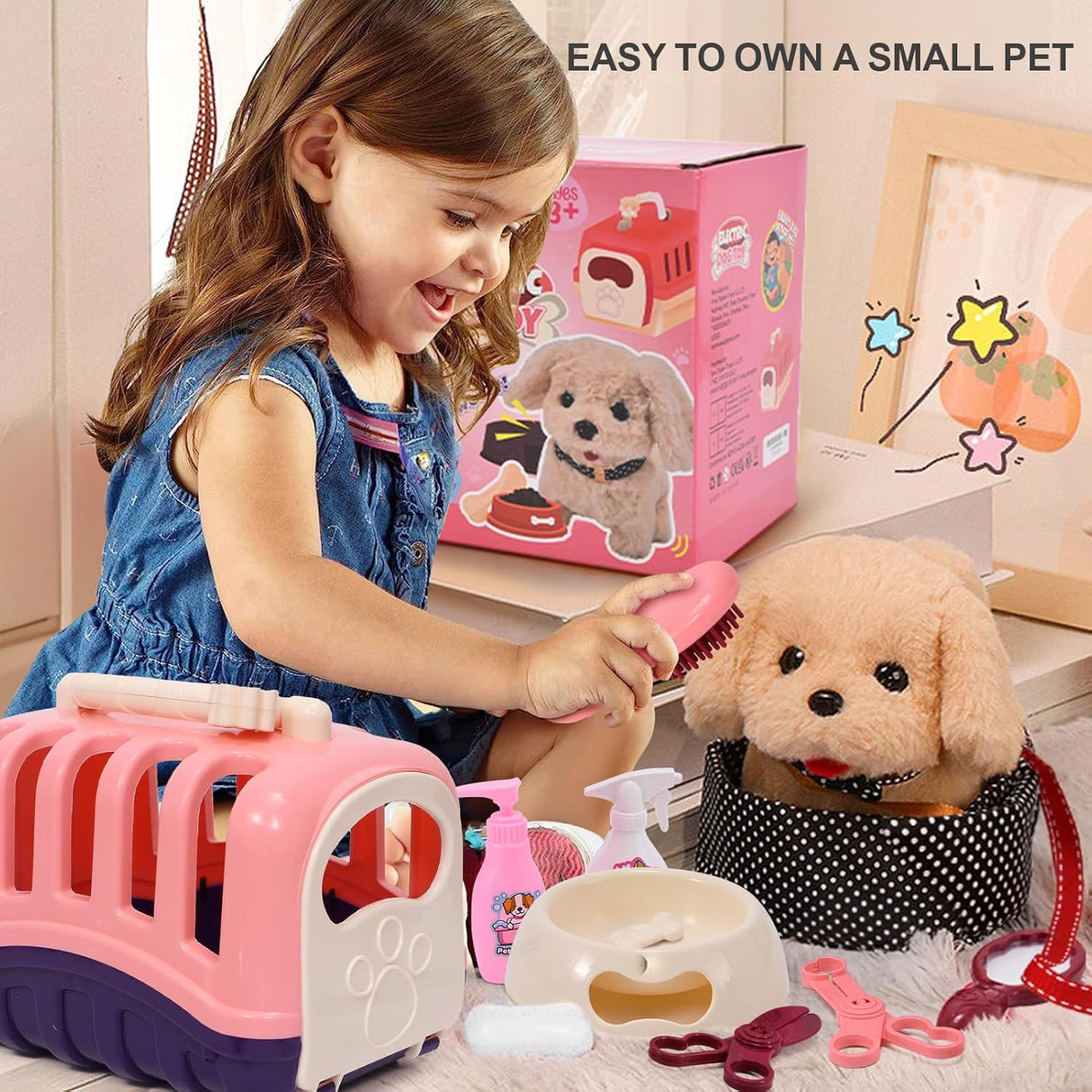 13 Piezas Juguete Interactivo G.C para Niñas, para Cuidar