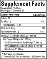 Suplementos Alimenticios  Aceite de pescado Omega 3  2800 mg
