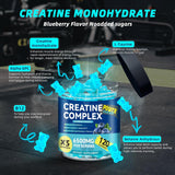 Gomitas de Creatina Monohidrato 6500mg X5 Fuerza Sin Azúcar