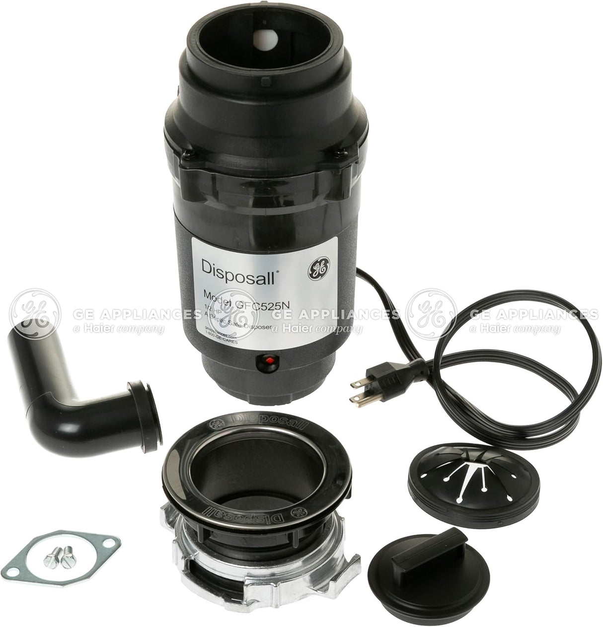 Triturador de desperdicios GE, 1/2 HP, para 2-4 personas, GFC525N