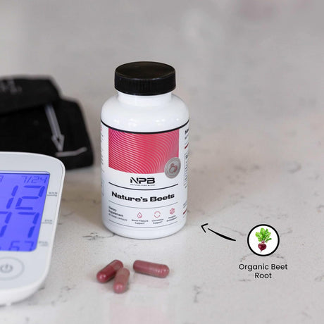 Capsulas de Remolacha Orgánica Nature's Pure Blend