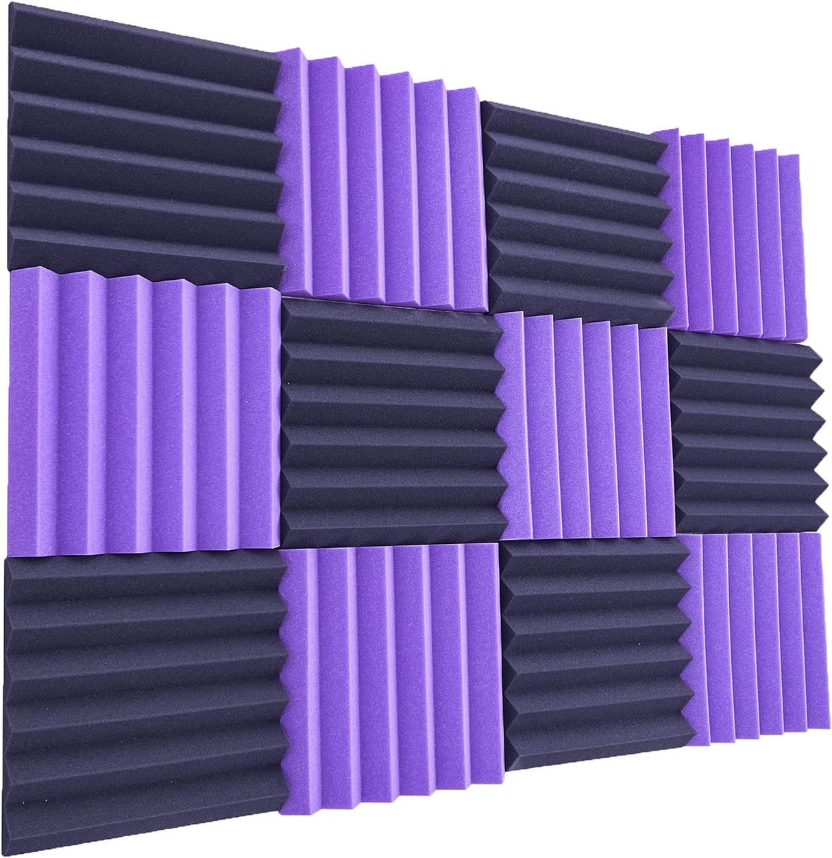 Paneles Acústicos 24 Pack, Espuma Aislante, 2x12x12