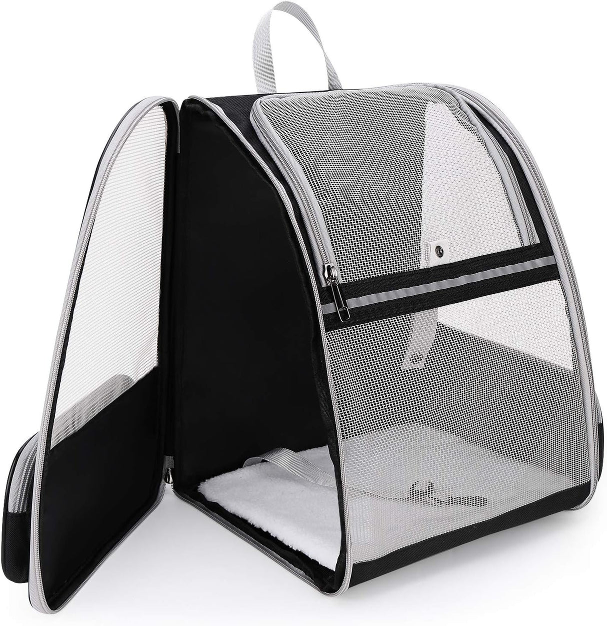 Mochila para mascotas para gatos malla totalmente ventilada