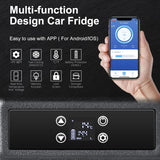 Refrigerador de coche de automóvil portátil RV con control