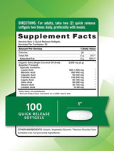 Suplemento de Aceite de Coco | Nature's Truth | 100 Softgels