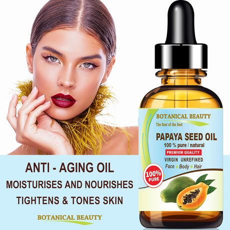 Aceite de Semilla de Papaya Natural y Puro para Cara Piel