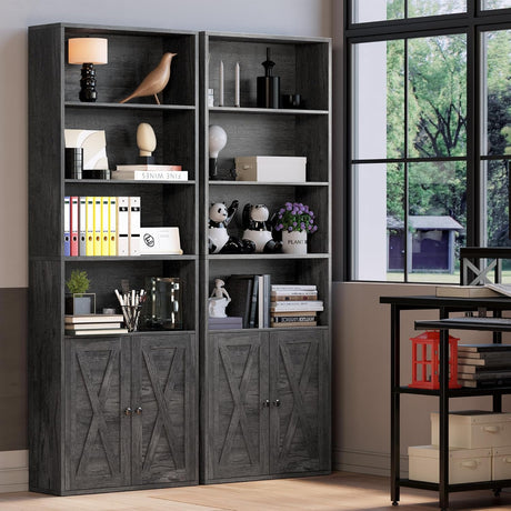 Estantería Industrial IRONCK 6 Estantes y Puertas 70 alta