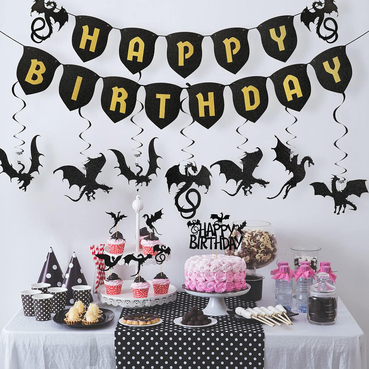 Decoración Fiesta Dragón Halloween - Set Decorativo Cumpleaños