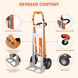 Carretilla Plegable 3 en 1, Capacidad 1000 lbs, Modelo Industrial