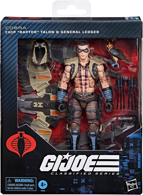 G.I. Joe Figura de Acción #139, CHIP Raptor Talon, 6 Piezas