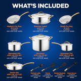 Juego de ollas de cocina NUTRICHEF NCSTS16