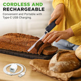 Cuchillo eléctrico NutriChef inalámbrico con función de seguridad