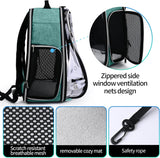 Mochila transportadora de gatos de burbujas