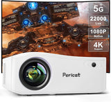 Proyector 5G WiFi Bluetooth 1080P 350 22000L Compatible con TV