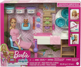Set de Spa Barbie con Muñeca, 10+ accesorios y perrito