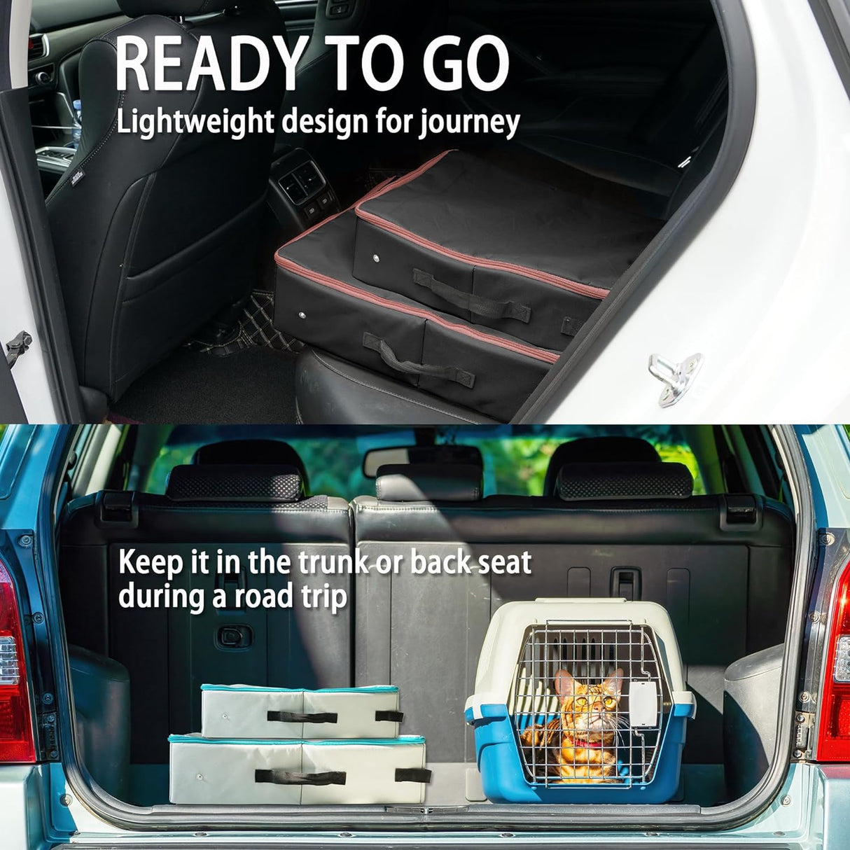 Caja de arena de viaje portátil para gatos PETKARAY