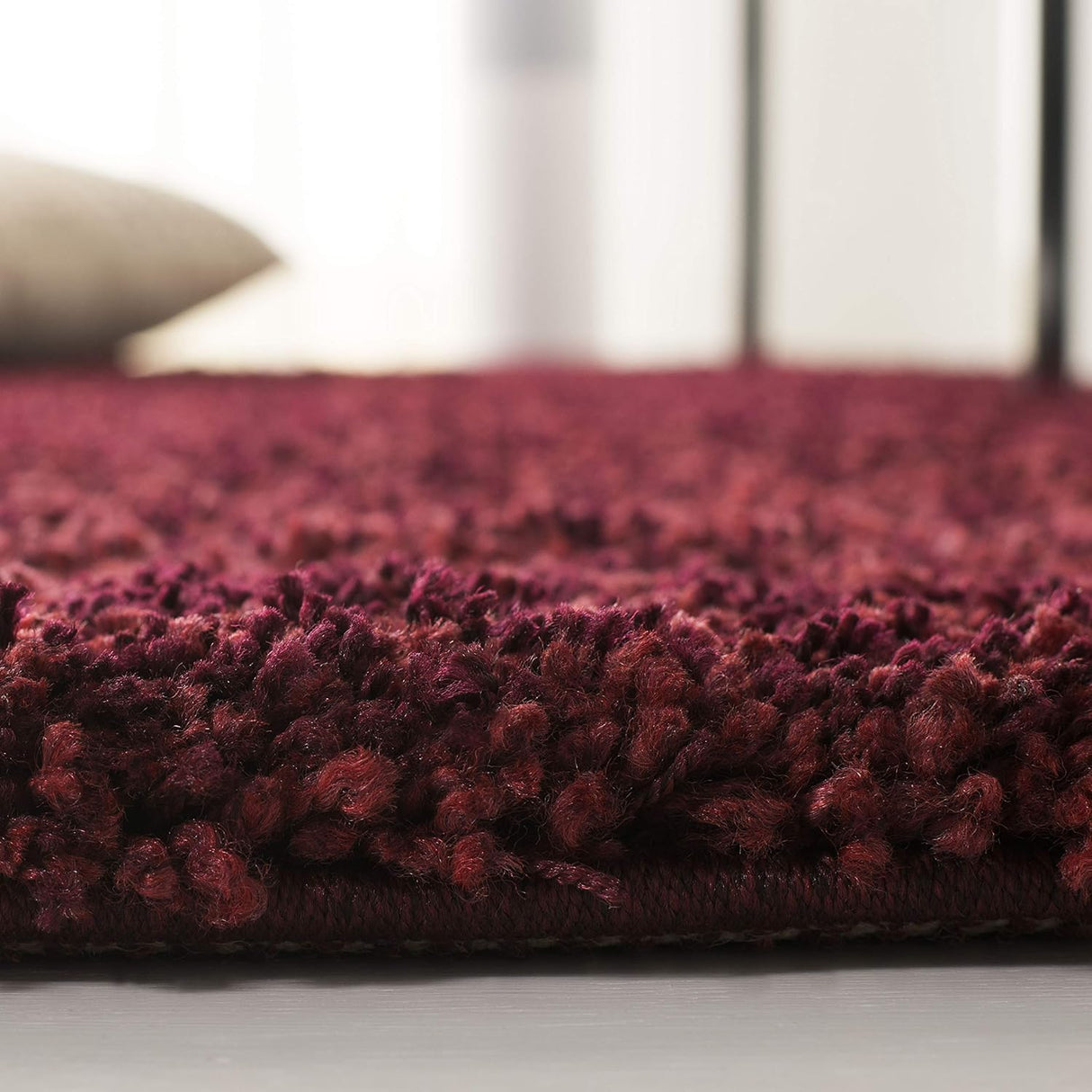 Alfombra de área Shag, 2 pulgadas de grosor, fácil cuidado, SG151-4242