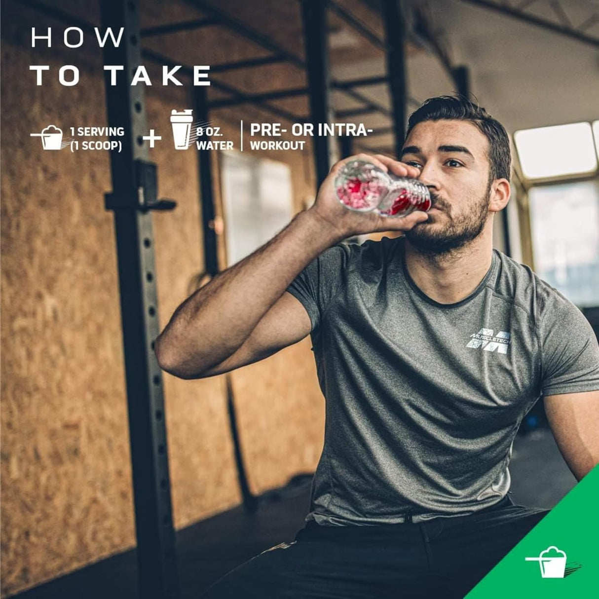 BCAA + Electrolitos en polvo, MuscleTech, 7g, Tropical Twist