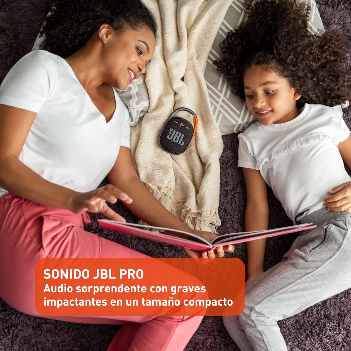 Altavoz Bluetooth JBL Clip 4 - Impermeable, 10h de batería
