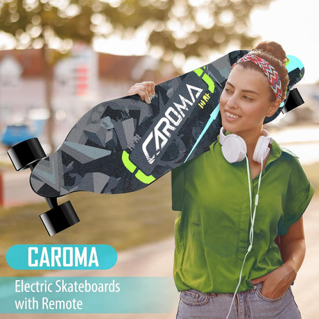 Skateboard eléctrico 350W-1200W, 12.4-28 MPH, 11-16 millas