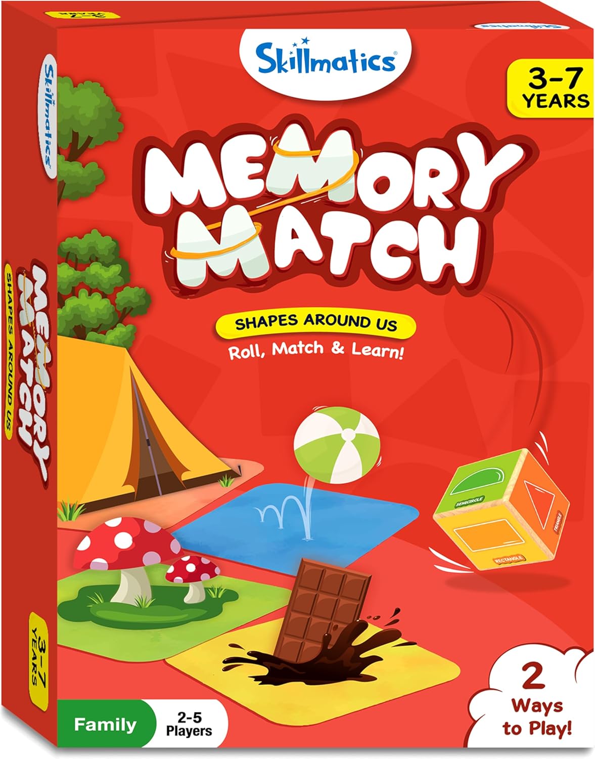Juego de Memoria Skillmatics - Formas Divertidas para Niños