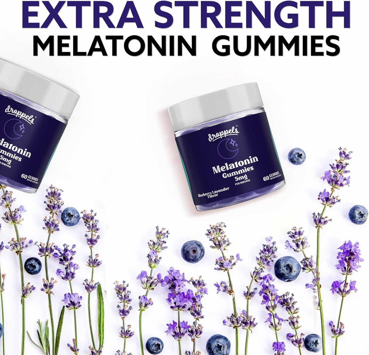 Gomitas vegana para apoyo al sueño, 60 unidades 5 mg,